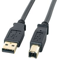USBケーブル　USB-A（オス）USB-B（オス）　5m　USB2.0　KU20-5BKHK2　サンワサプライ　1本