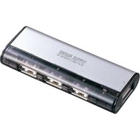 USBハブ　USB2.0　USB2.0×4　USBポート　USB-HUB226GSVN　サンワサプライ　1個（直送品）