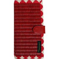 シンメ い草のiphoneケース　手帳型　8Plus/7Plus 対応[赤/ドットレッド] H03-24-00102 1個（直送品）