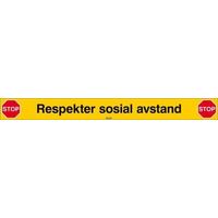 日本ブレイディ Safety Sign COVIDー19 Keep Social Distanc 306854 1個（直送品）