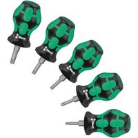 Wera Werk ドライバーセット ずんぐりした 5個 05008876001 1個(1セット)（直送品）