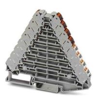 Phoenix Contact ヒューズ無しDINレール端子 プッシュイン PTRVシリーズ， 8A， 3270137 1ロット(10個)（直送品）
