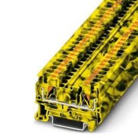 Phoenix Contact ヒューズ無しDINレール端子 プッシュイン PTシリーズ， 32A， 1077082 1ロット(50個)（直送品）