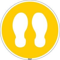 日本ブレイディ Floor Sign Stand here 306918 1個（直送品）