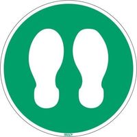 日本ブレイディ Floor Sign Stand here 306919 1個（直送品）