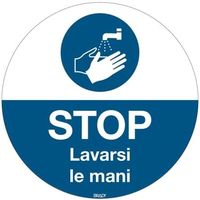 日本ブレイディ Floor Sign Wash your hands 306922 1個（直送品）