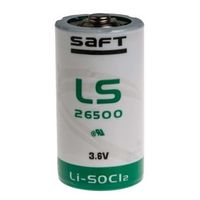 単2形電池 SAFT リチウム塩化チオニルバッテリ公称電圧 3.6V LS26500 1個（直送品）