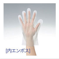 「現場のチカラ」 使いきりLDポリエチレン手袋 M 内エンボス 1箱(100枚入) オカモト オリジナル  オリジナル（わけあり品）