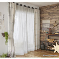 スミノエ ムーミン レースカーテン タケウマボイル 100×176cm ホワイト 4549781277660 1枚