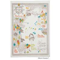 スミノエ ムーミン ムーミン谷の地図 ラグ 140×200cm アイボリー 4549781277745 1枚