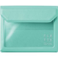 キングジム かさばらないバッグインバッグ フラッティ 5356ミン 1セット(5冊)