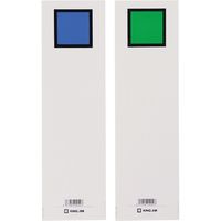 キングジム 背見出し紙　９７６Ｎ用（青／緑） セ976Nアオ 1セット（200枚:20枚×10冊）