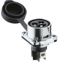 Lumberg 丸型コネクタ， 3極， ケーブルマウント， 024028 03 1箱(4個)（直送品）