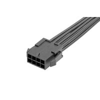 モレックス Molex コネクタ付リード線， コネクタ1極数:8， コネクタ1行数:2， 2147572081 1ロット(25個)（直送品）