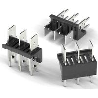 Wurth Elektronik 基板接続用ピンヘッダ 4極 1mm 1列 686104188822 1ロット(5個)（直送品）