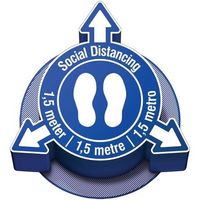 日本ブレイディ 3D Safety Sign ー COVIDー19 Social Dista 307915 1個（直送品）