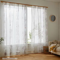 スミノエ MOOMIN セミオーダー レースカーテン プート 1500×1090mm グレー １セット(2枚入)（直送品）