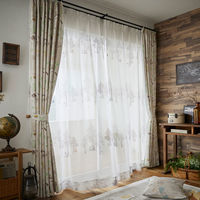 スミノエ MOOMIN セミオーダーレース カーテン プートボーダー 1600×1290mm グレー １セット(2枚入)（直送品）