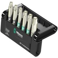 Wera Werk ドライバビットセット 6 ピース 六角、Pozidriv、Torx 073634 1個（直送品）