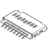 モレックス Molex， Micro SDカードコネクタ， MicroSD 8 極， メス 1051620001（直送品）