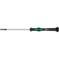 Wera Werk スクリュードライバ， フラット， チップサイズ:0.25 x 1.2 mm， 05118000001 118000 1個（直送品）