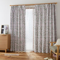 スミノエ MOOMIN セミオーダー カーテン ハイドアンドシーク 1900×1800mm ピンク １セット(2枚入)（直送品）