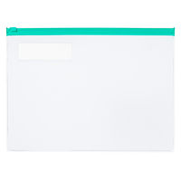 コクヨ カラーソフトクリヤーケースC(チャック付き)S型[ クケ-305G 1セット(7枚)