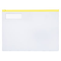 コクヨ カラーソフトクリヤーケースC(チャック付き)S型[ クケ-314Y 1セット(8枚)