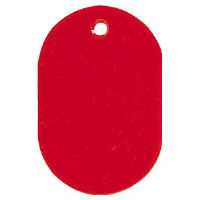 コクヨ  番号札（無地）　４５×３０ｍｍ　赤　１００枚入　ナ ナフ-H110R 1セット（300枚：100枚×3箱）（直送品）