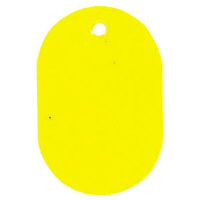 コクヨ  番号札（無地）　４５×３０ｍｍ　黄　１００枚入　ナ ナフ-H110Y 1セット（300枚：100枚×3箱）（直送品）