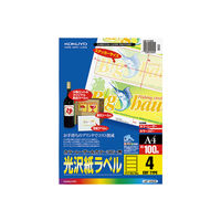 コクヨ カラーLBP&コピー用光沢紙ラベル A4 LBP-G1905 1袋(100シート)