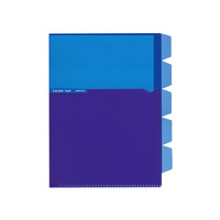 コクヨ（KOKUYO） 5インデックスホルダーA5<カラータグ> ブルー CTフ-C752B 1セット（15冊入）（直送品）