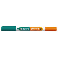 コクヨ（KOKUYO） 暗記用ペン<チェックル> 中字角芯・緑/細字・オレンジ PM-M120-1P 1セット（10本入）（直送品）