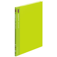 コクヨ クリヤーブック<K2>固定式サイドスロー A4縦 K2ラ-SK20YG 1セット(4冊)