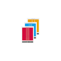 コクヨ ボックスシール ボトム用・ハードカラー 当年度 背幅10cm用 60片入 L-FBK-R 1セット（180片：60片入×3パック）（直送品）