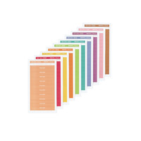 コクヨ ボックスシール ヘッド用・ソフトカラー 背幅10cm用 青 60片入 L-FBL2-6 1セット（300片：60片入×5パック）（直送品）