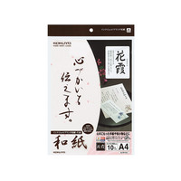 コクヨ（KOKUYO） インクジェットプリンタ用紙和紙 A4 10枚 花霞柄 KJ-W110-1 1セット（60枚:10枚入×6袋）（直送品）