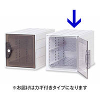 カセッターBOX扉付 トウメイ HA4-B01（カギ付） サカセ化学工業（直送品）