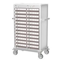 アズワン 与薬カート24床用(与薬トレー付) MC-L2DC24P-8 1台 8-571-01（直送品）