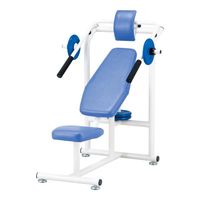 アズワン ダンベルチェスト ライトブルー DC-PB 1台 9-1298-02（直送品）