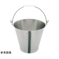 杉山工業 18ー8目盛付バケツ(ベース付)約13L SH-6549-13WBM 1個 67-2417-64（直送品）