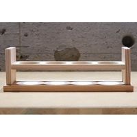 アズワン 一体成型試験管立て 白 13φmm 3-6029-01 1個（直送品