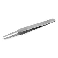 ワイ・エム・ティ ステンレスピンセット 全長120mm 0.50mm フラットティップス 2A-SA/S 1本 67-0323-80（直送品）