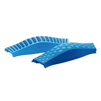 アズワン ウェイブバランス平均台 ブルー 8本入 93366 65-5724-03 1セット(8本)（直送品）