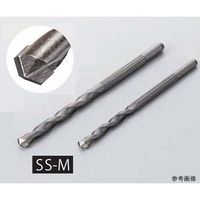 コマドリル 石材・みかげ石用ローレット軸ドリルビット(ノンスリップ型) 刃先径10.5mm 全長150mm SSM-105 1本（直送品）
