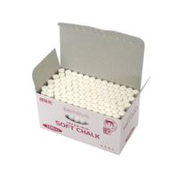 墨運堂 建築用 ソフトチョーク100 白 100本入 30377 1セット(100本) 63-2927-12（直送品）
