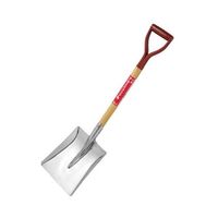 アークランズ ZAC 木柄アルミ角スコップ No.1 715198 1本 64-3672-65（直送品）