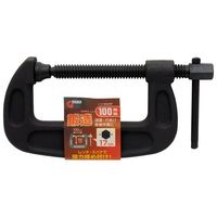 高儀 ギスケ 鍛造C型クランプ ブラック 100mm 1138894 1個 63-7068-55（直送品）