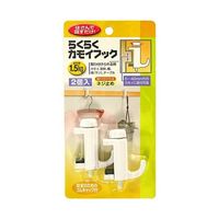ノムラテック らくらくカモイフック 2個入 ホワイト N-1010 1パック(2個) 63-7822-63（直送品）