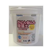 フジワラ化学 簡単安心珪藻土10kg ポリ缶 ピンク 209597 1個 62-8722-45（直送品）